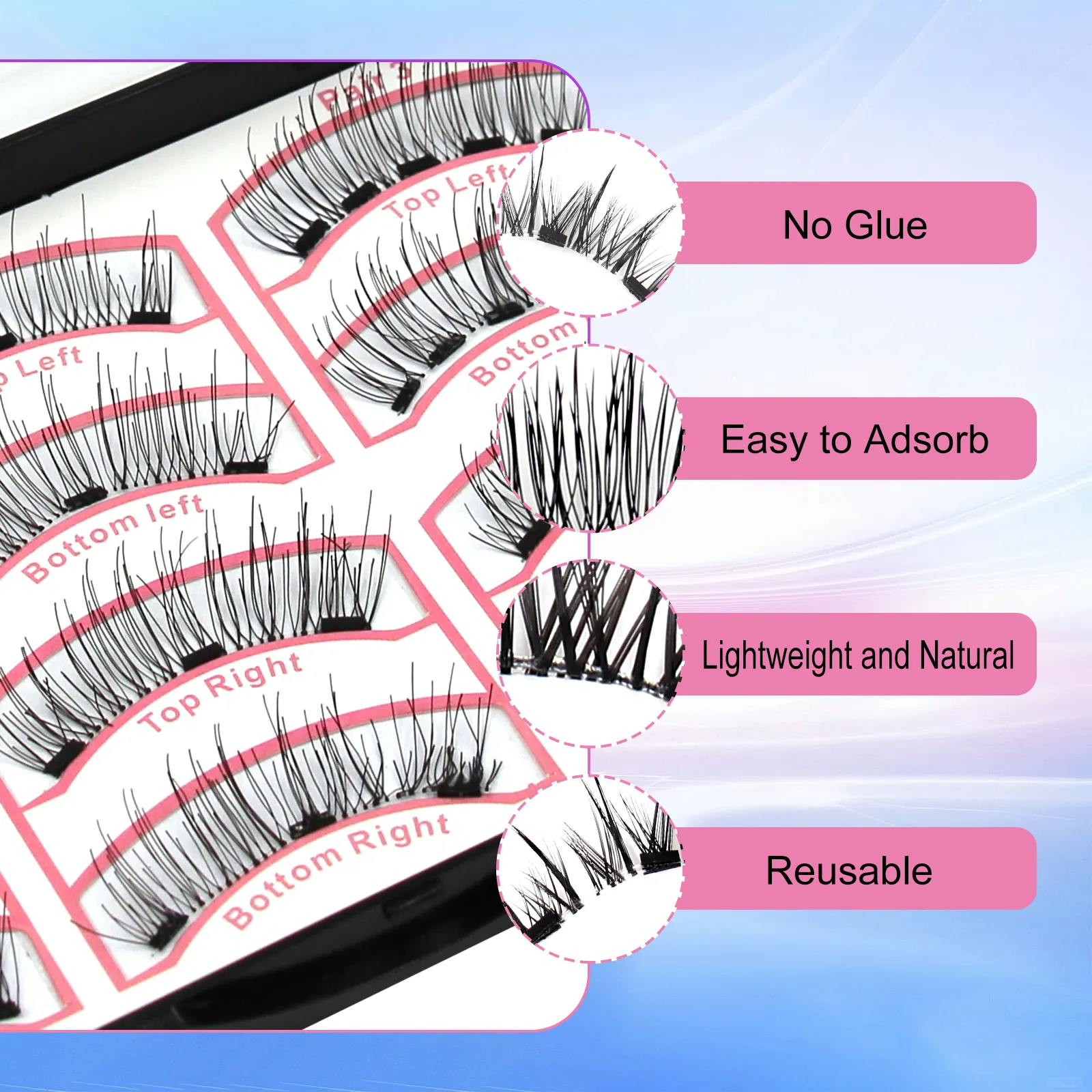 soft magnetic eyelashes