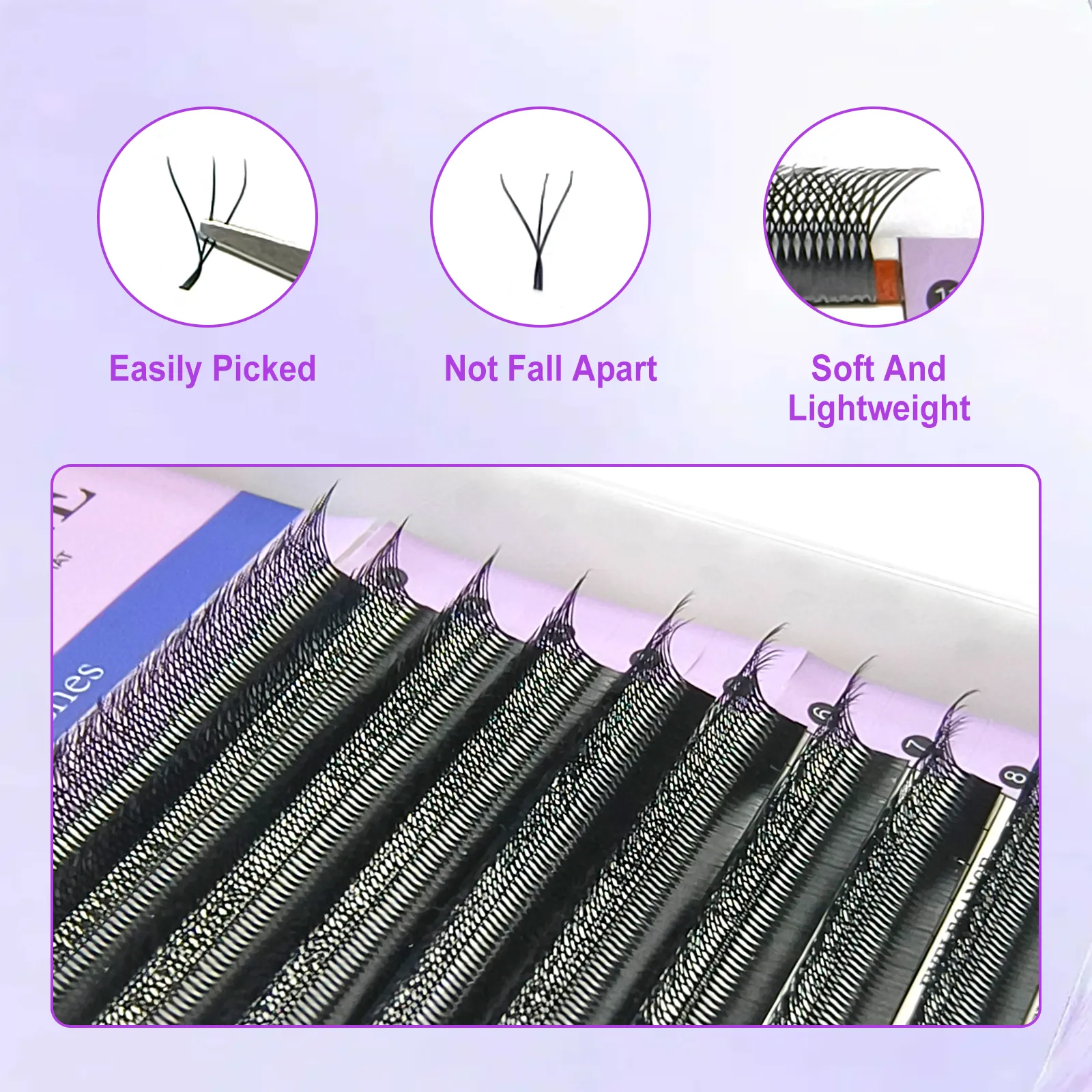 different curl lash extensions