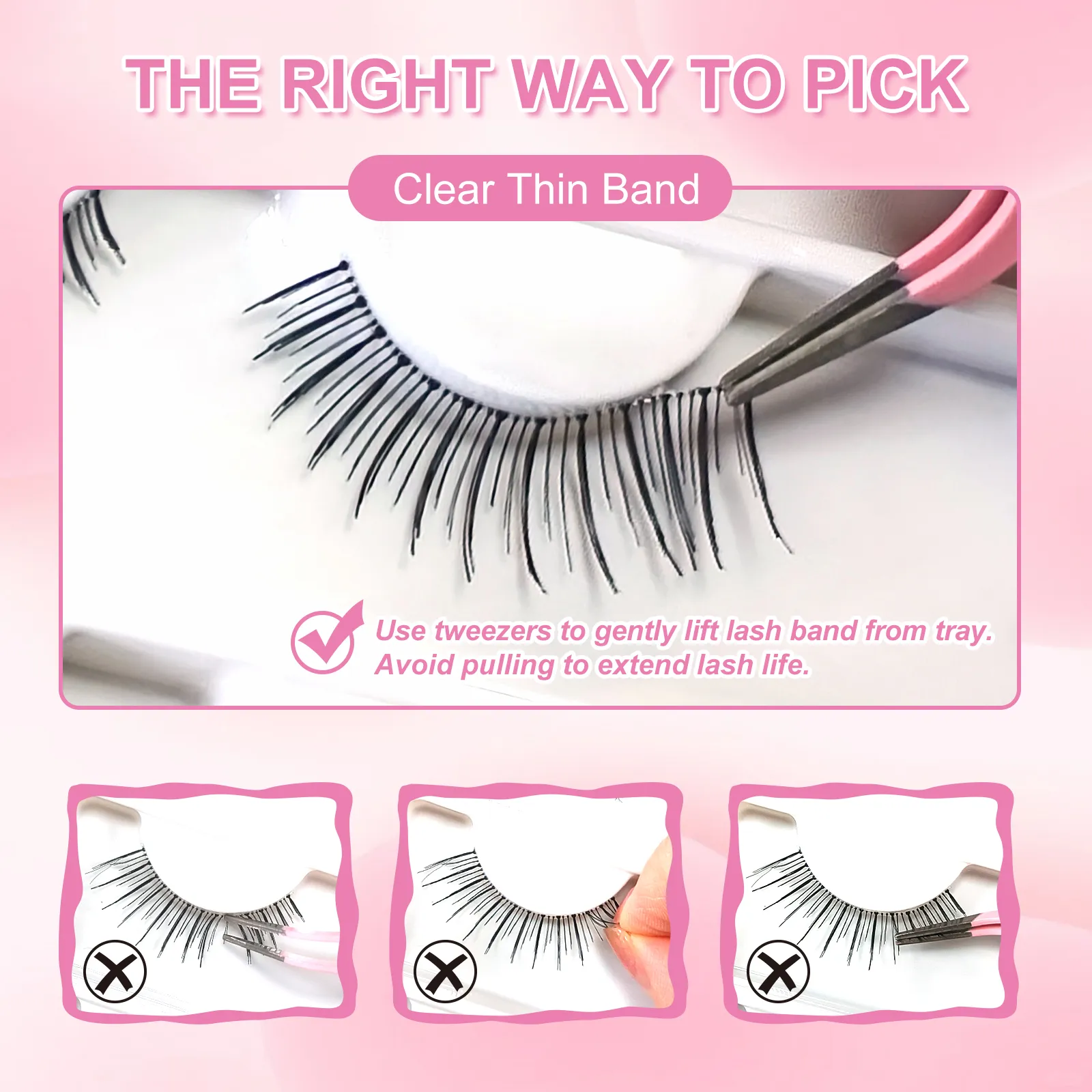 short wispy eyelashes