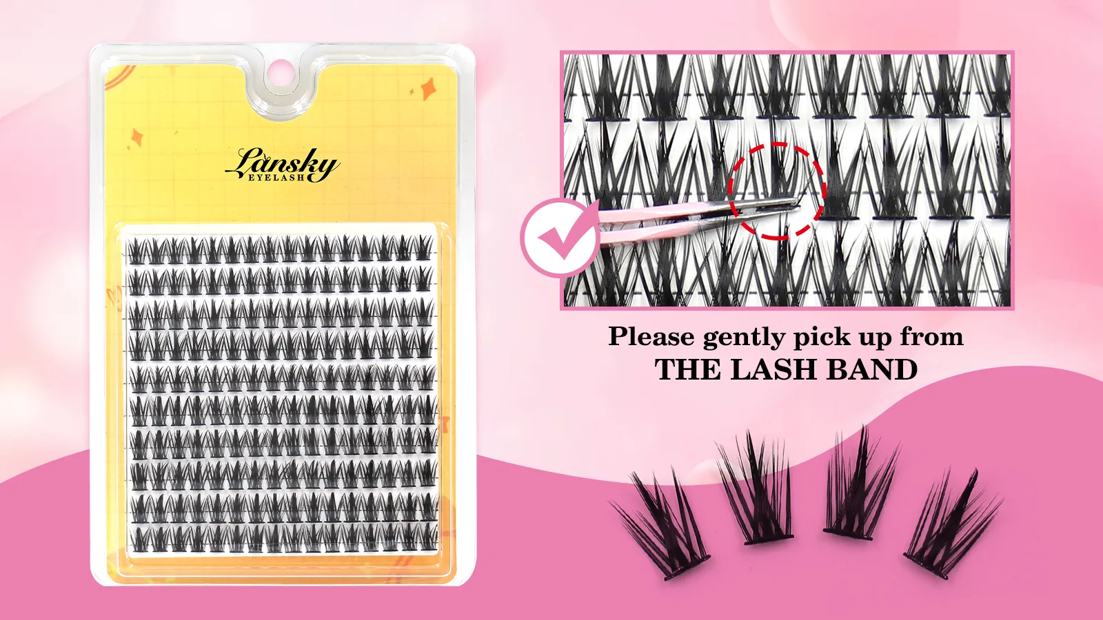 Read More About wispy cluster lashes