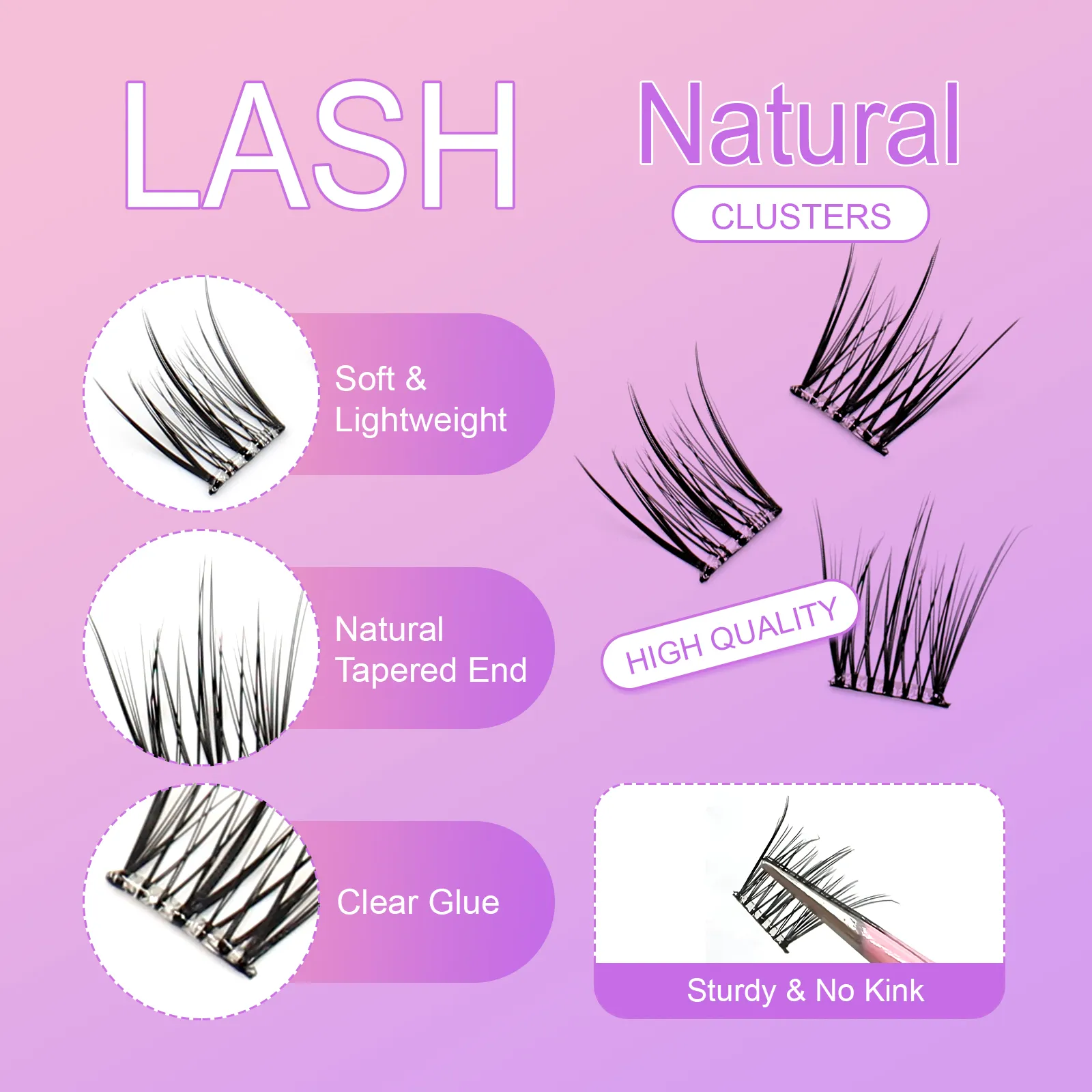 cluster lash extensions