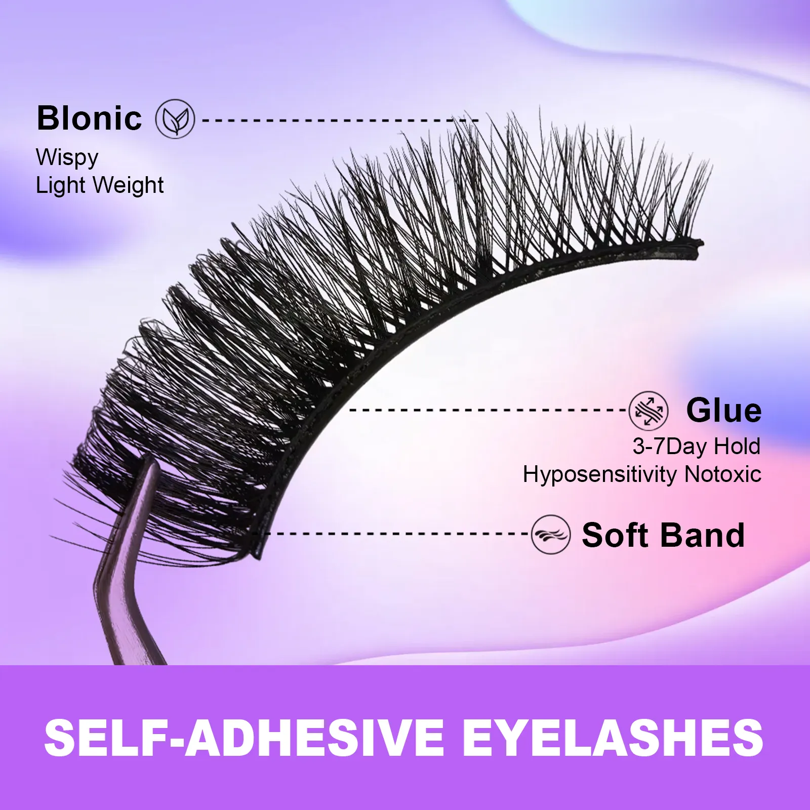 self adhesive lashes