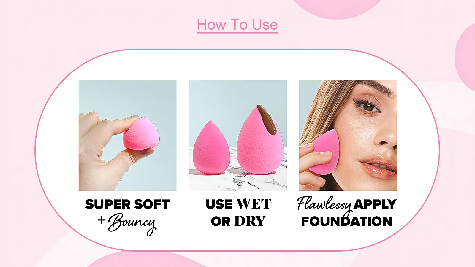 cosmetic sponges