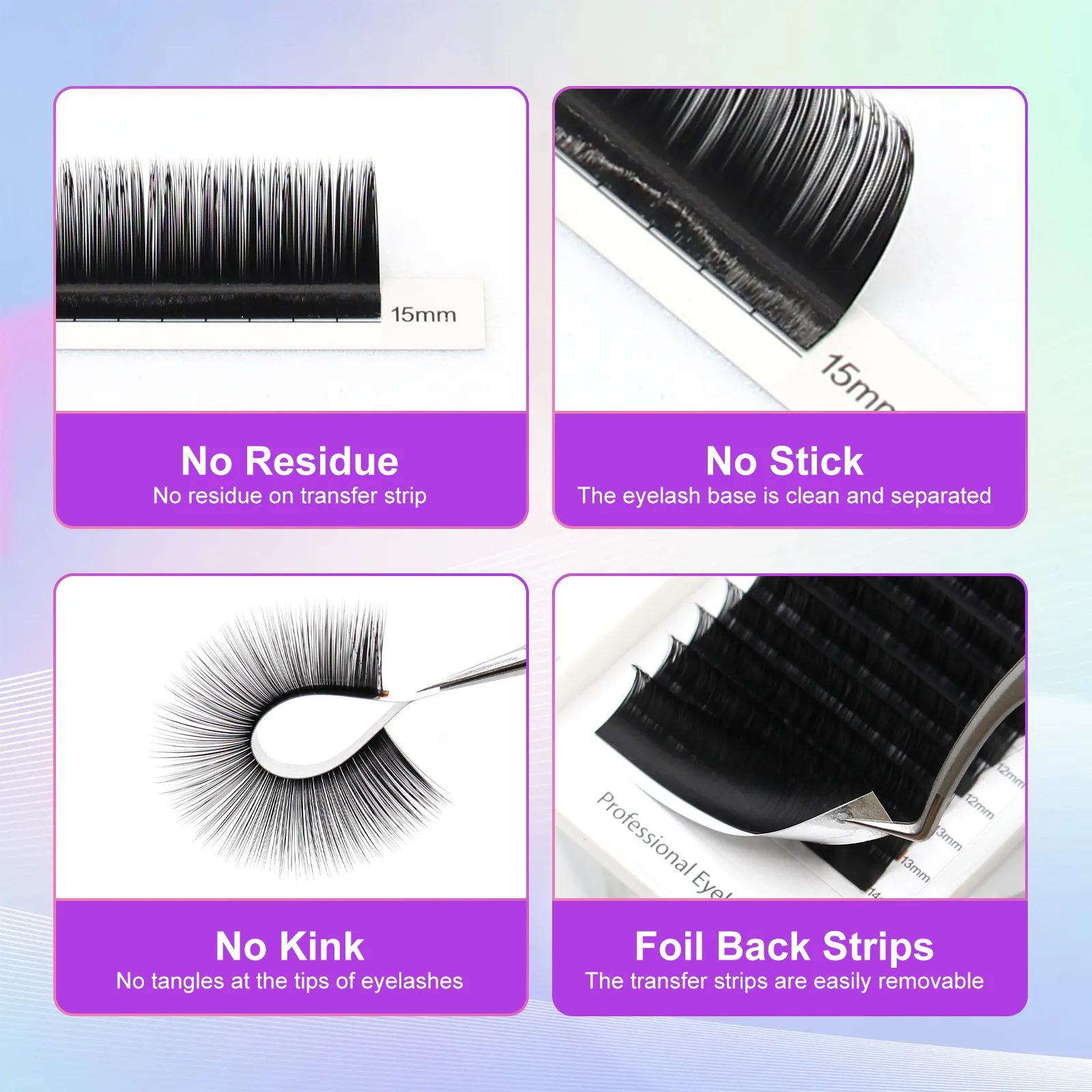 lash extension curl types
