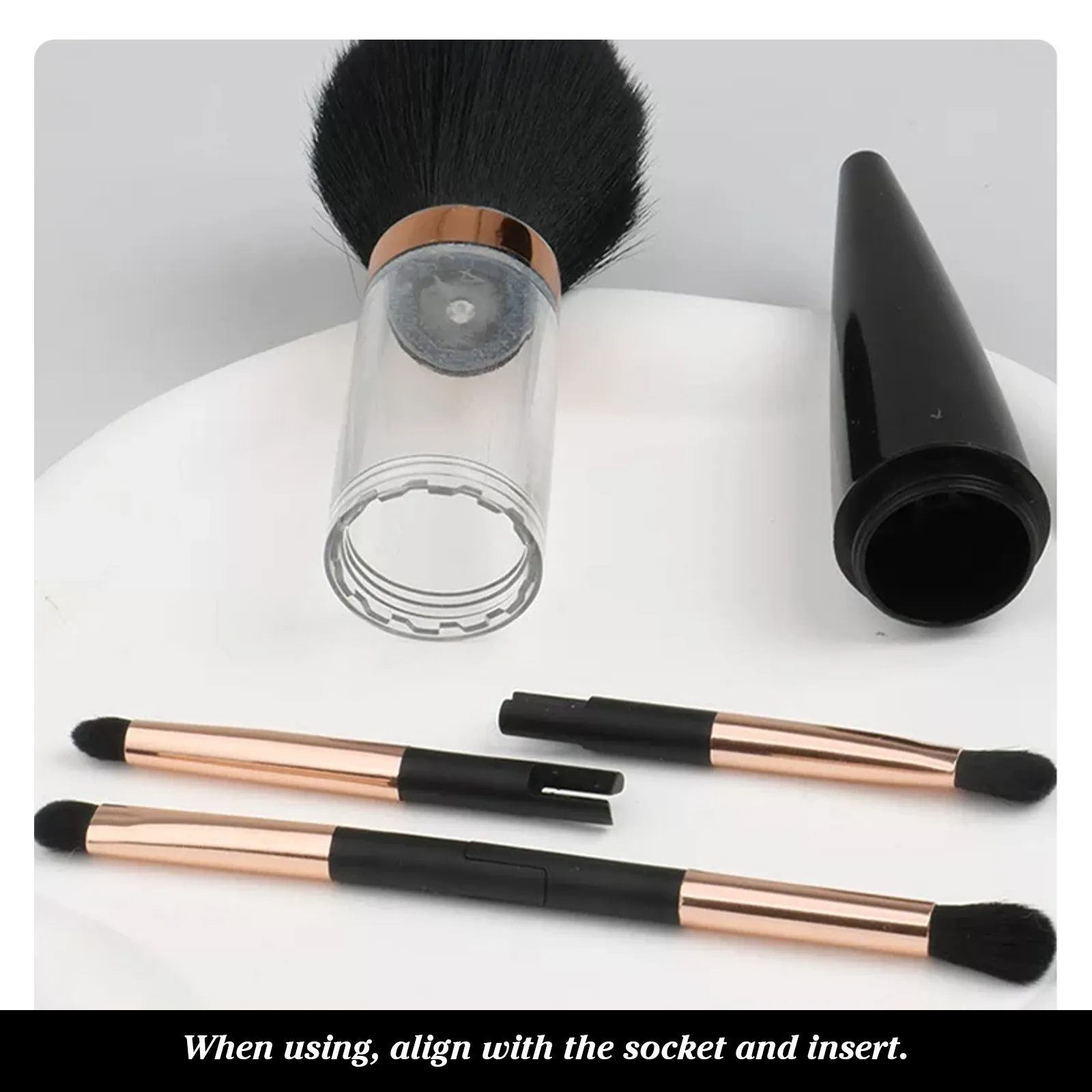 5-in-1 Portable Brush Set