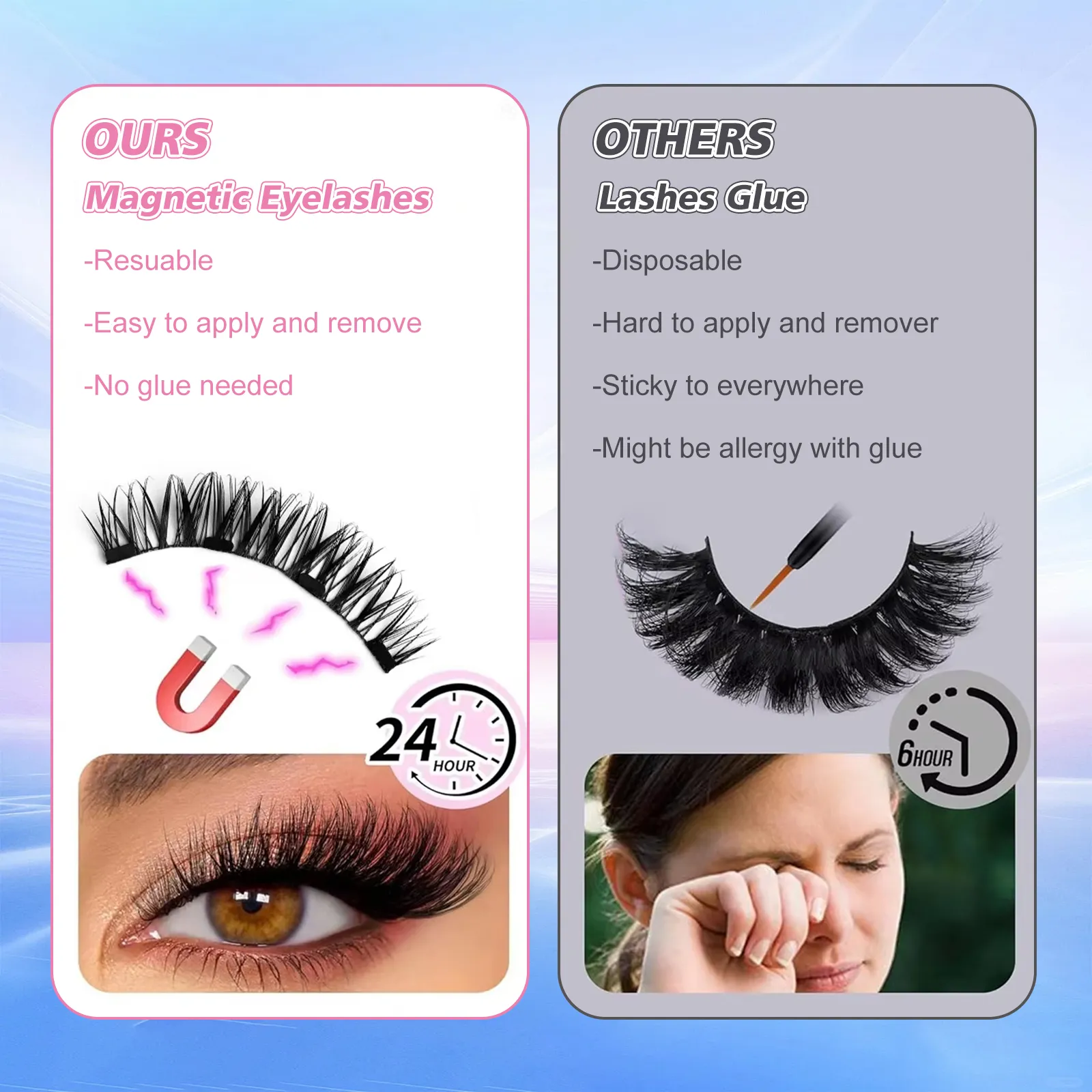 soft magnetic eyelashes
