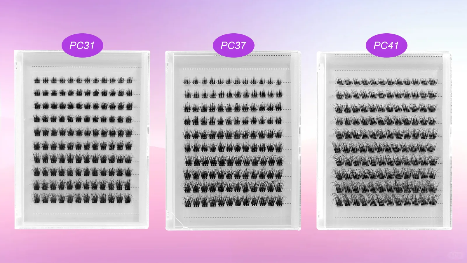 Read More About short cluster lashes