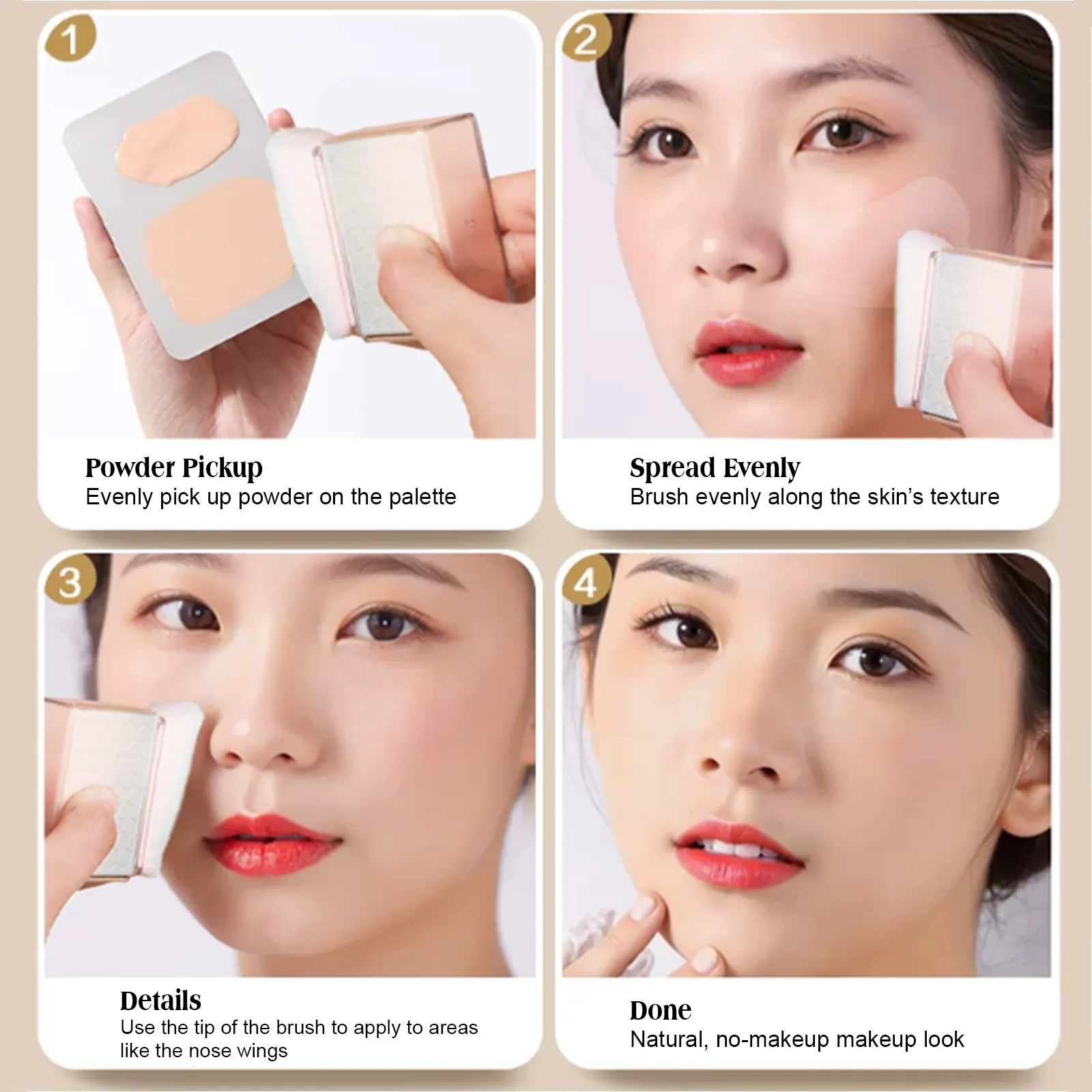 Telescopic Foundation Brush