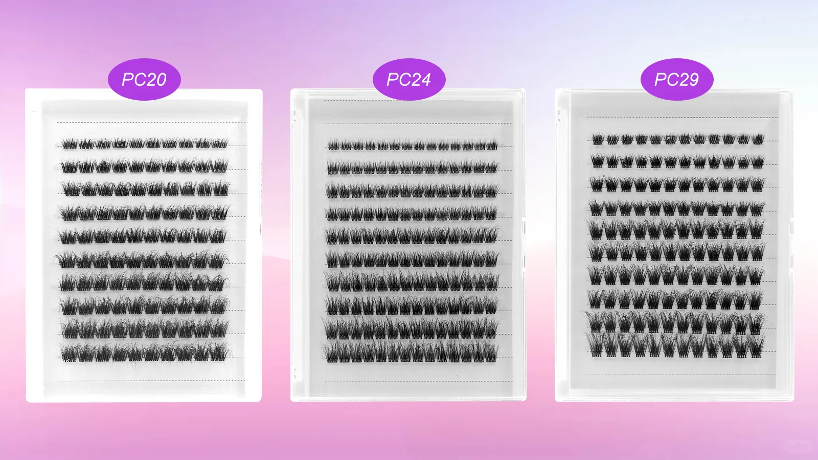 Read More About wispy cluster lashes