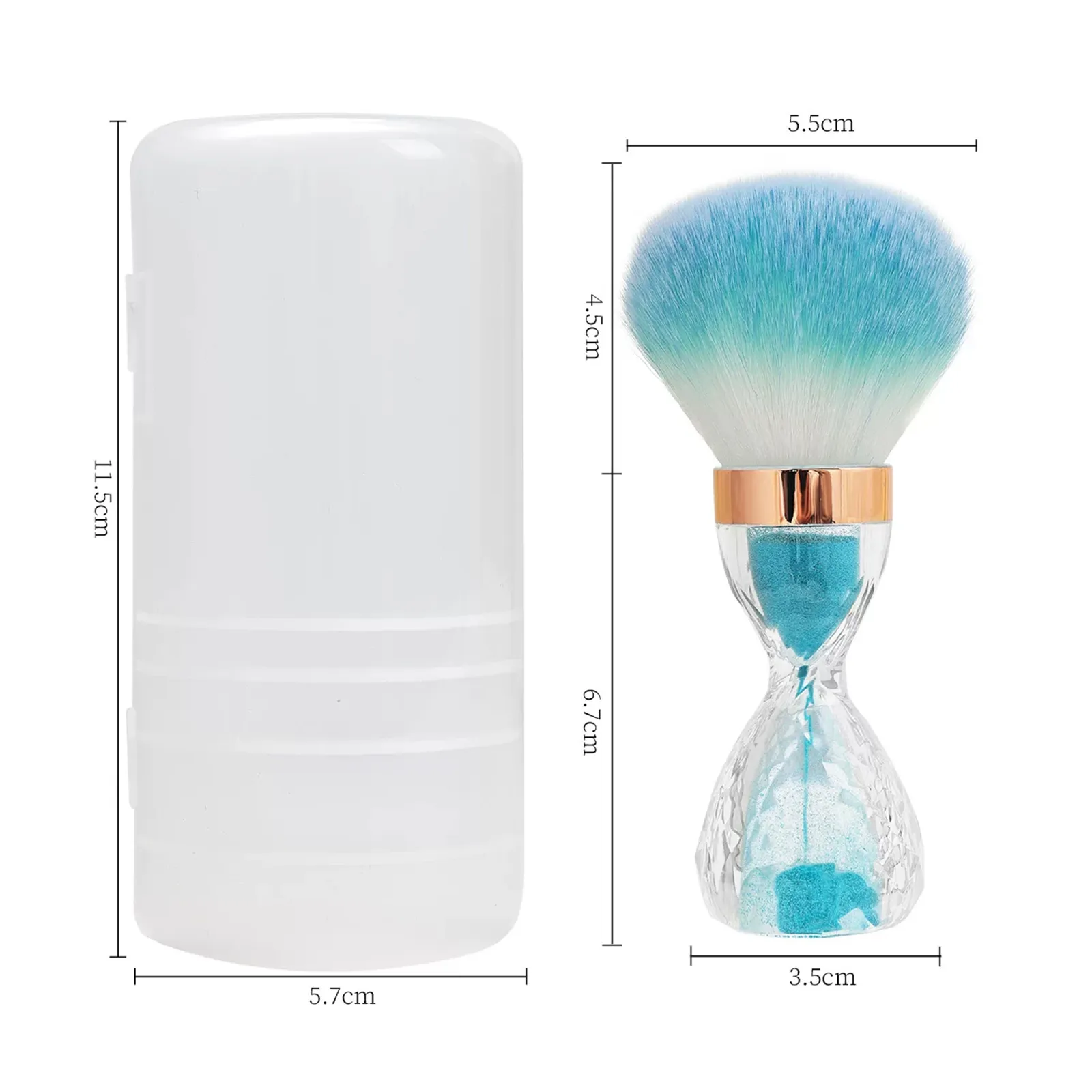 Sand Filter Slim Waist Powder Brush