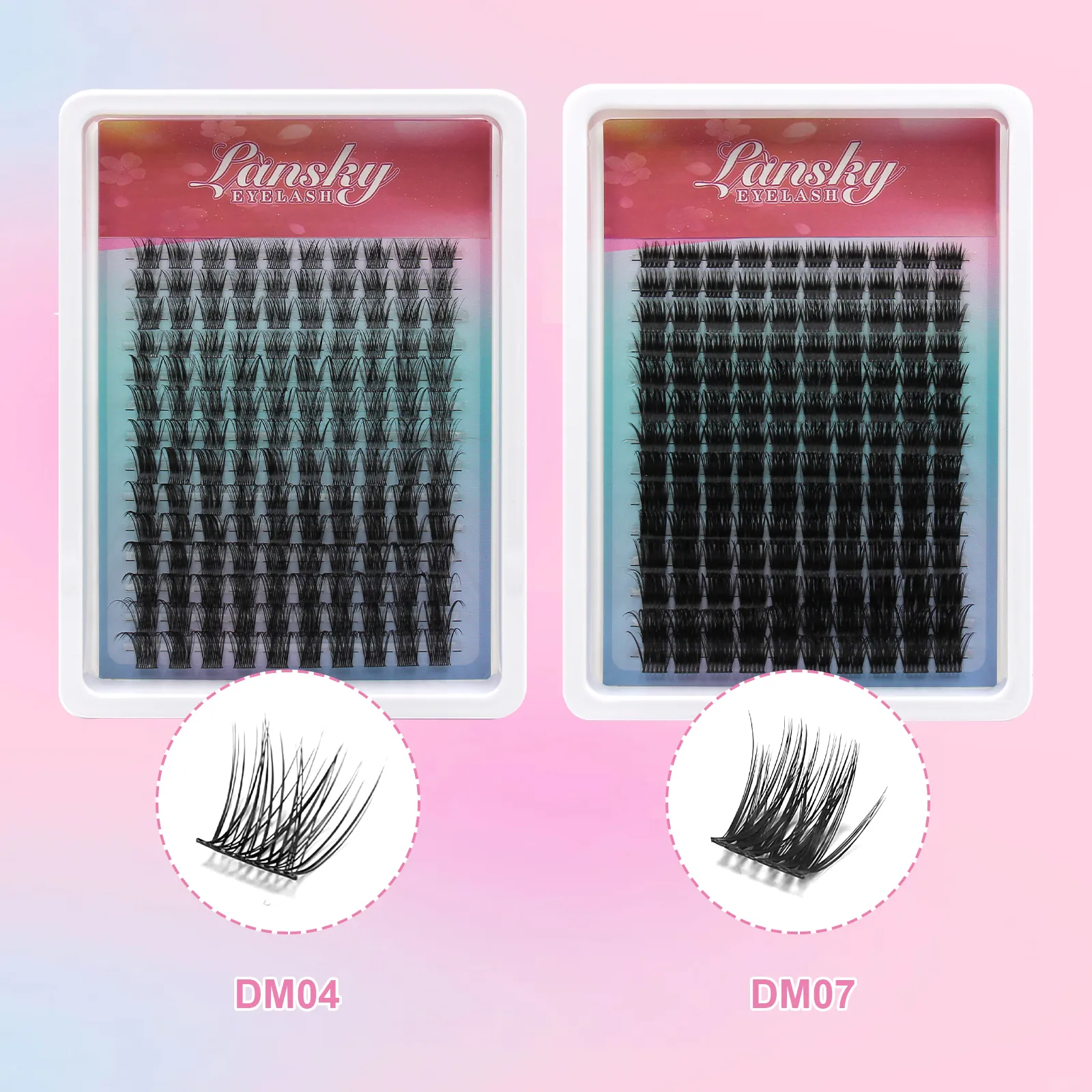 false lash clusters