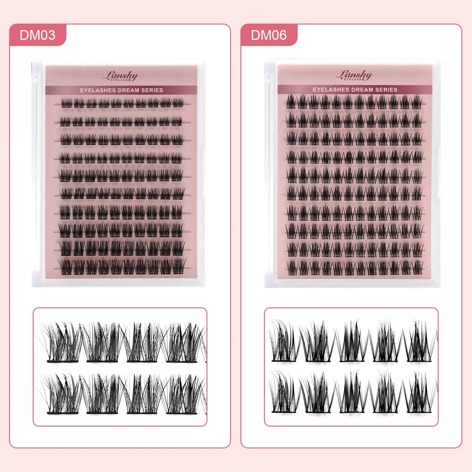 cluster false lashes