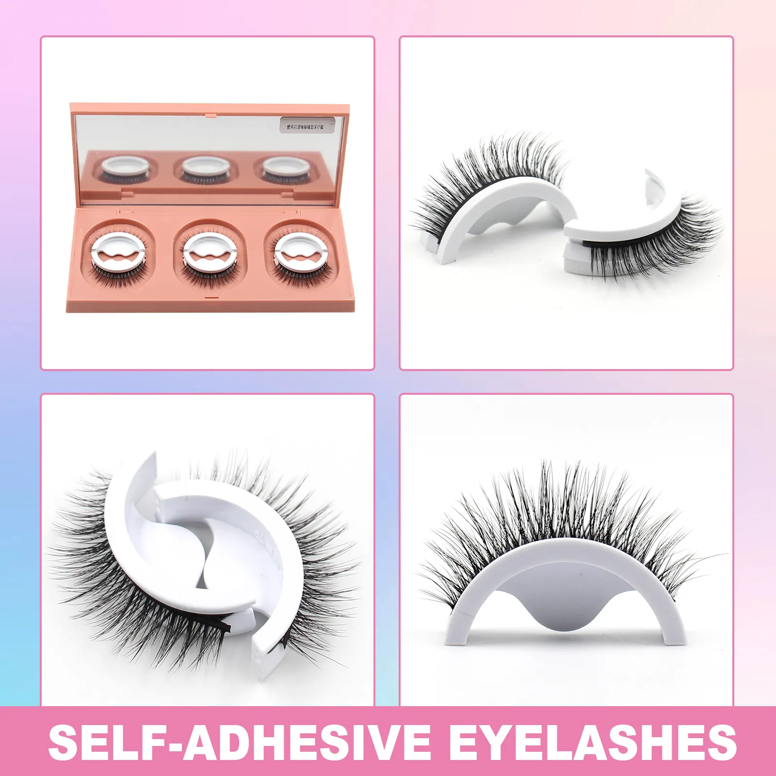 self adhesive false eyelashes