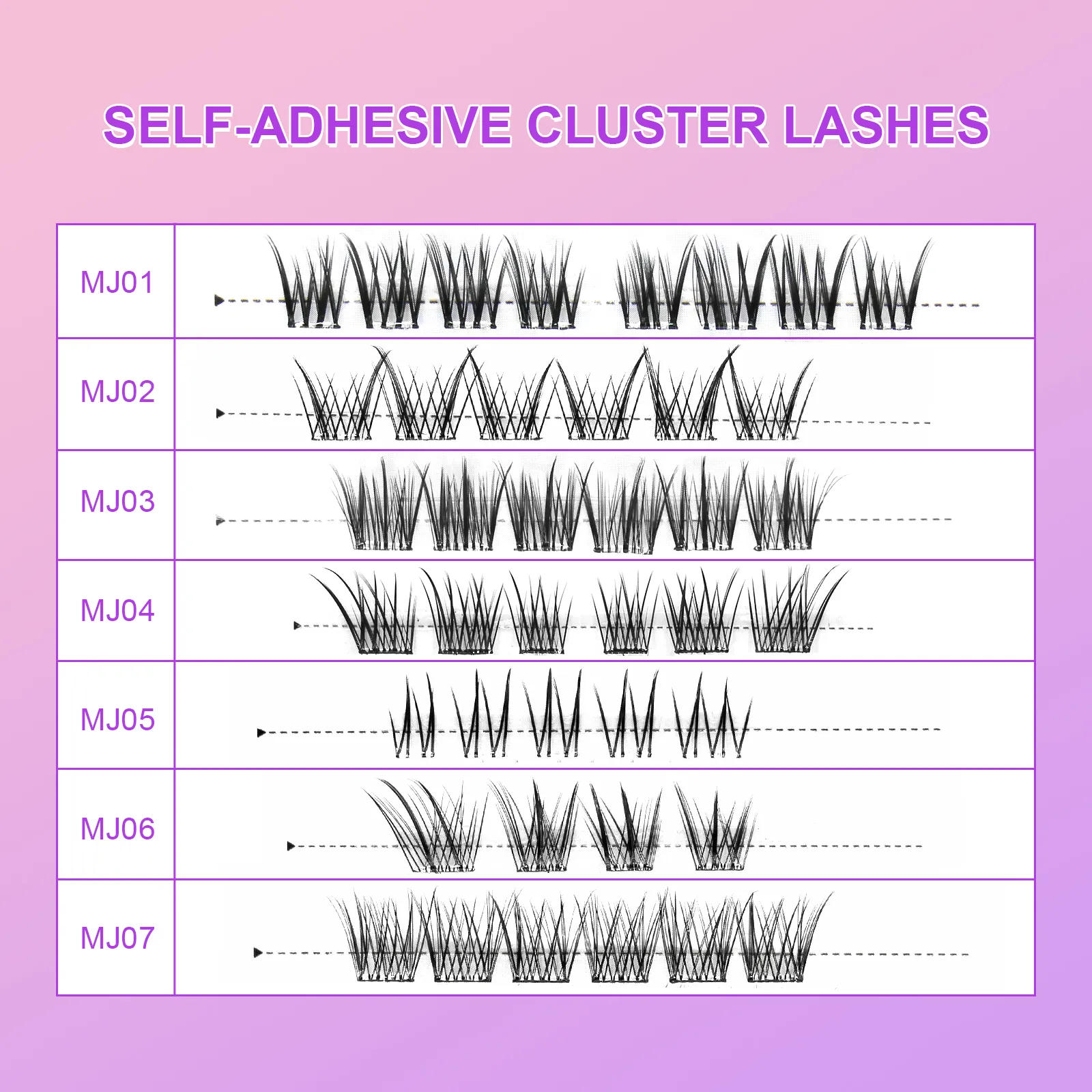 cluster lash extensions