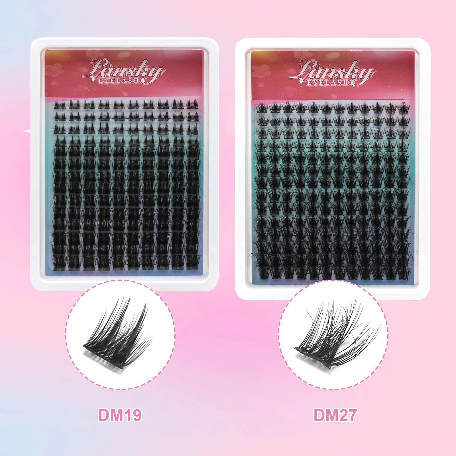 fluffy cluster lashes