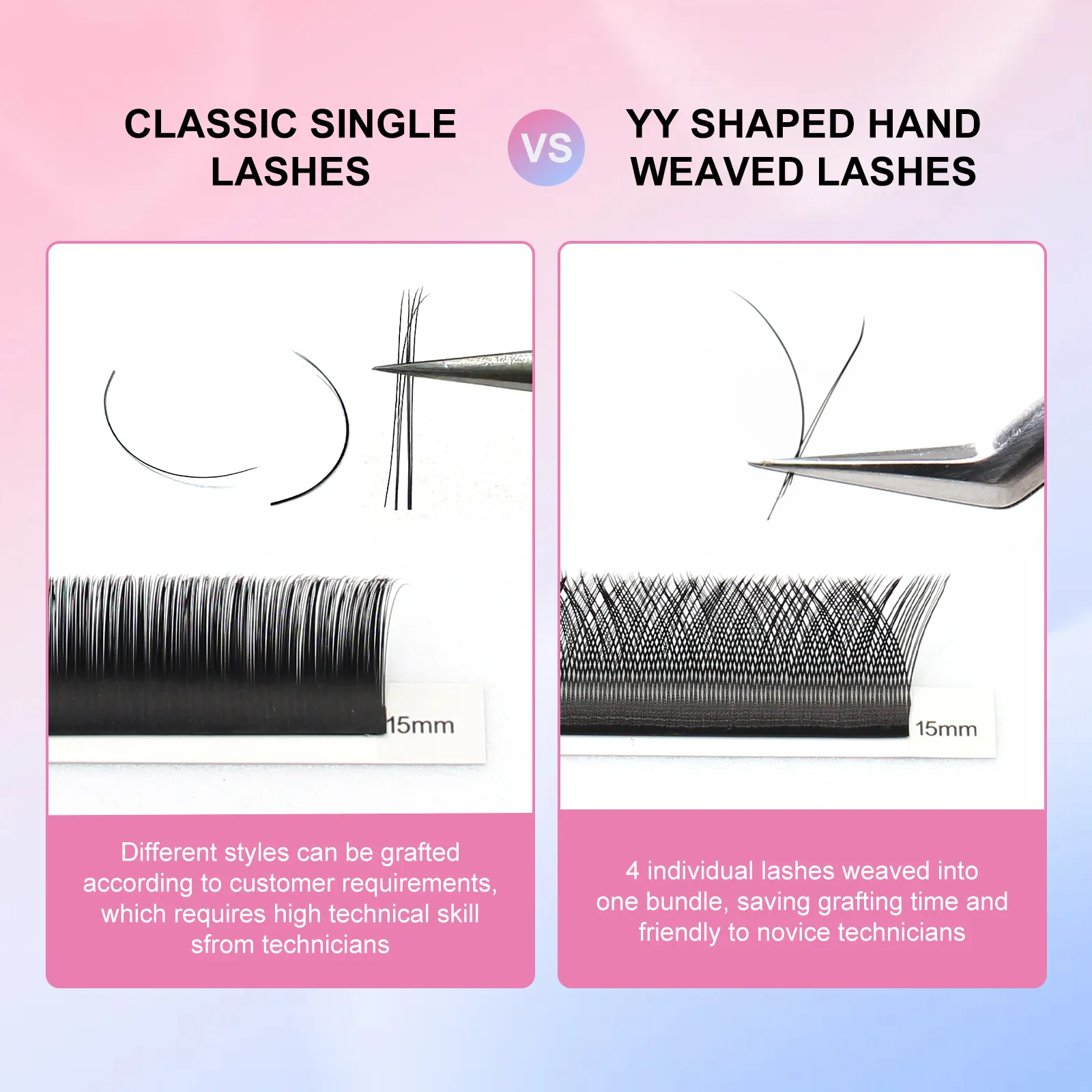 single eyelash extensions