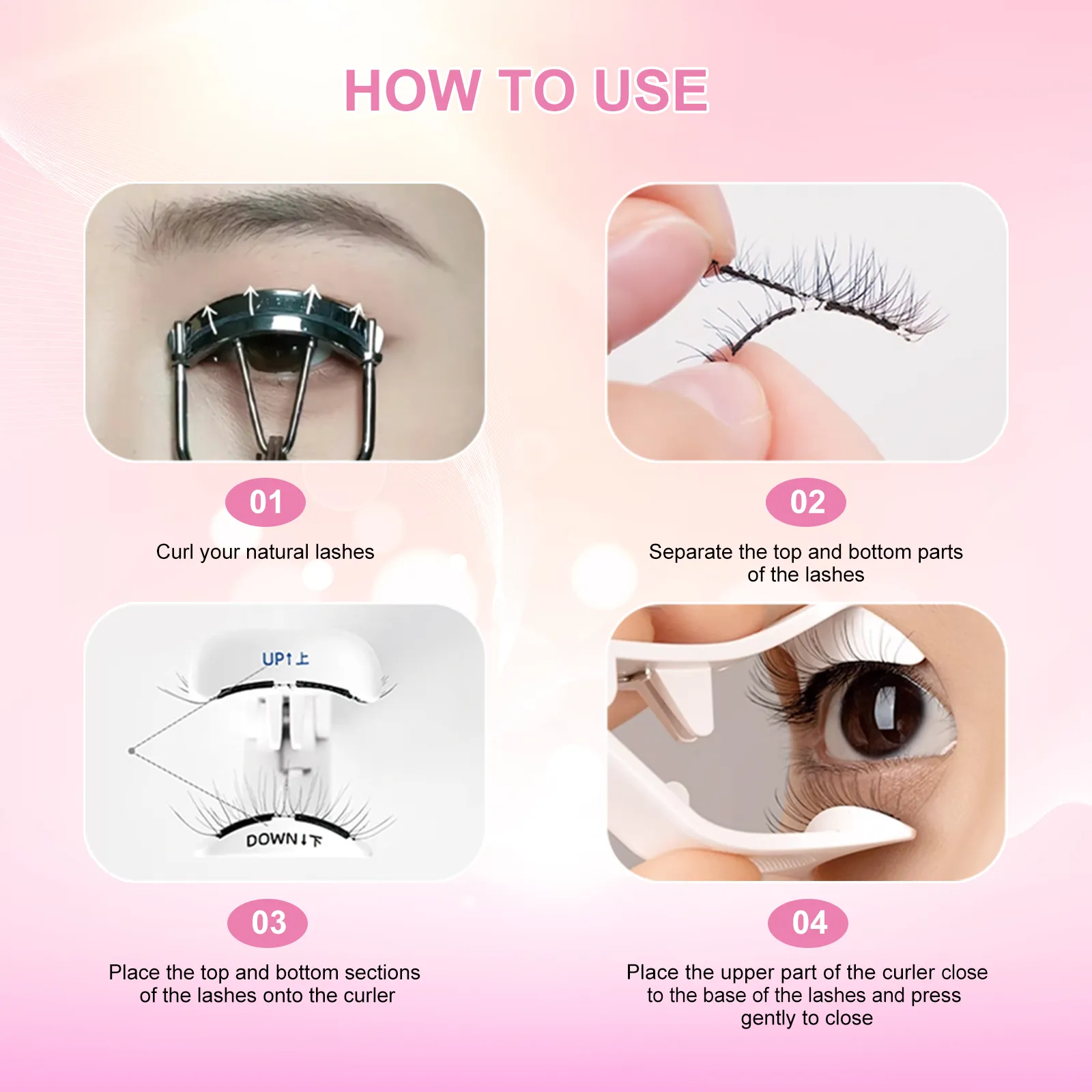 magnetic lashes with applicator