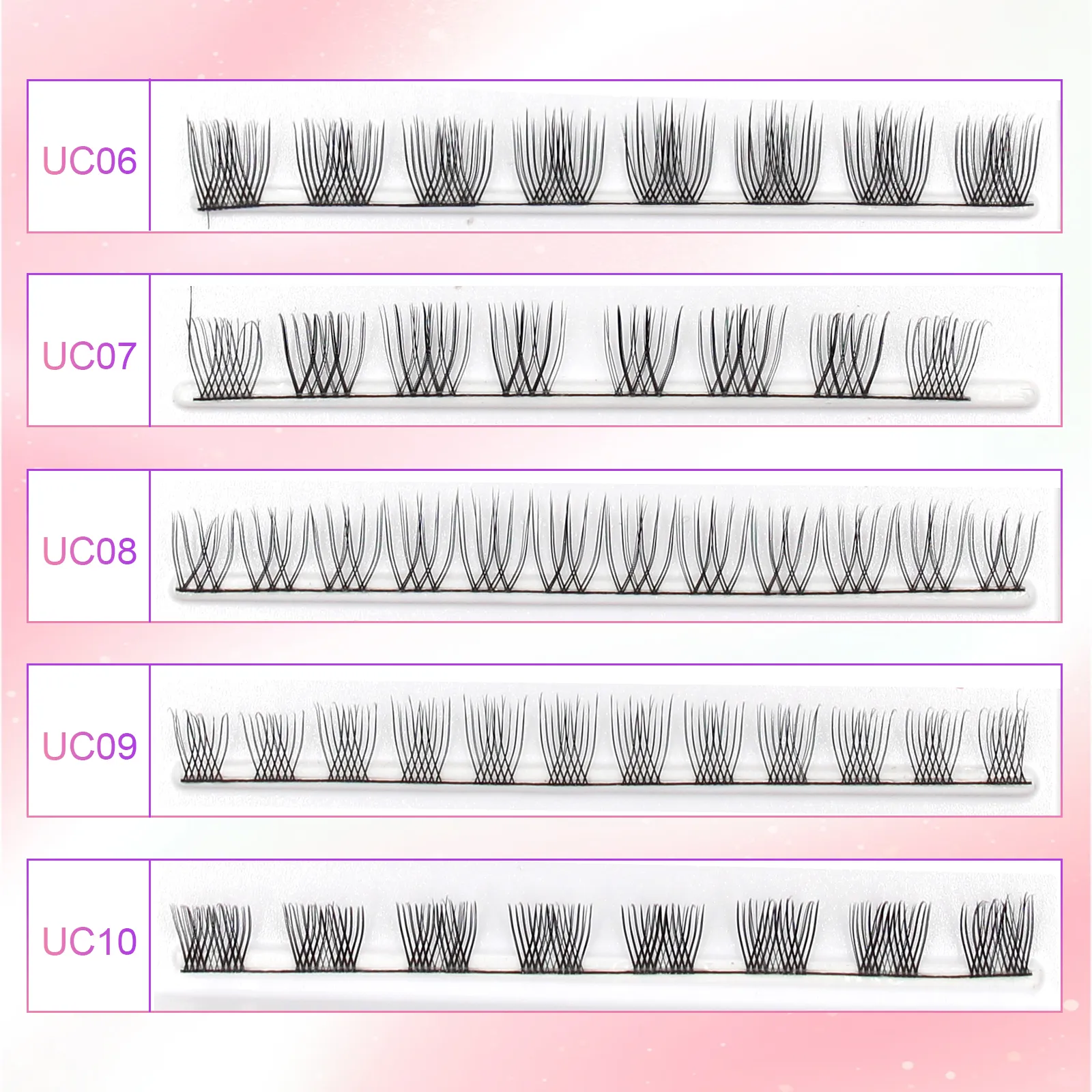 cluster lashes