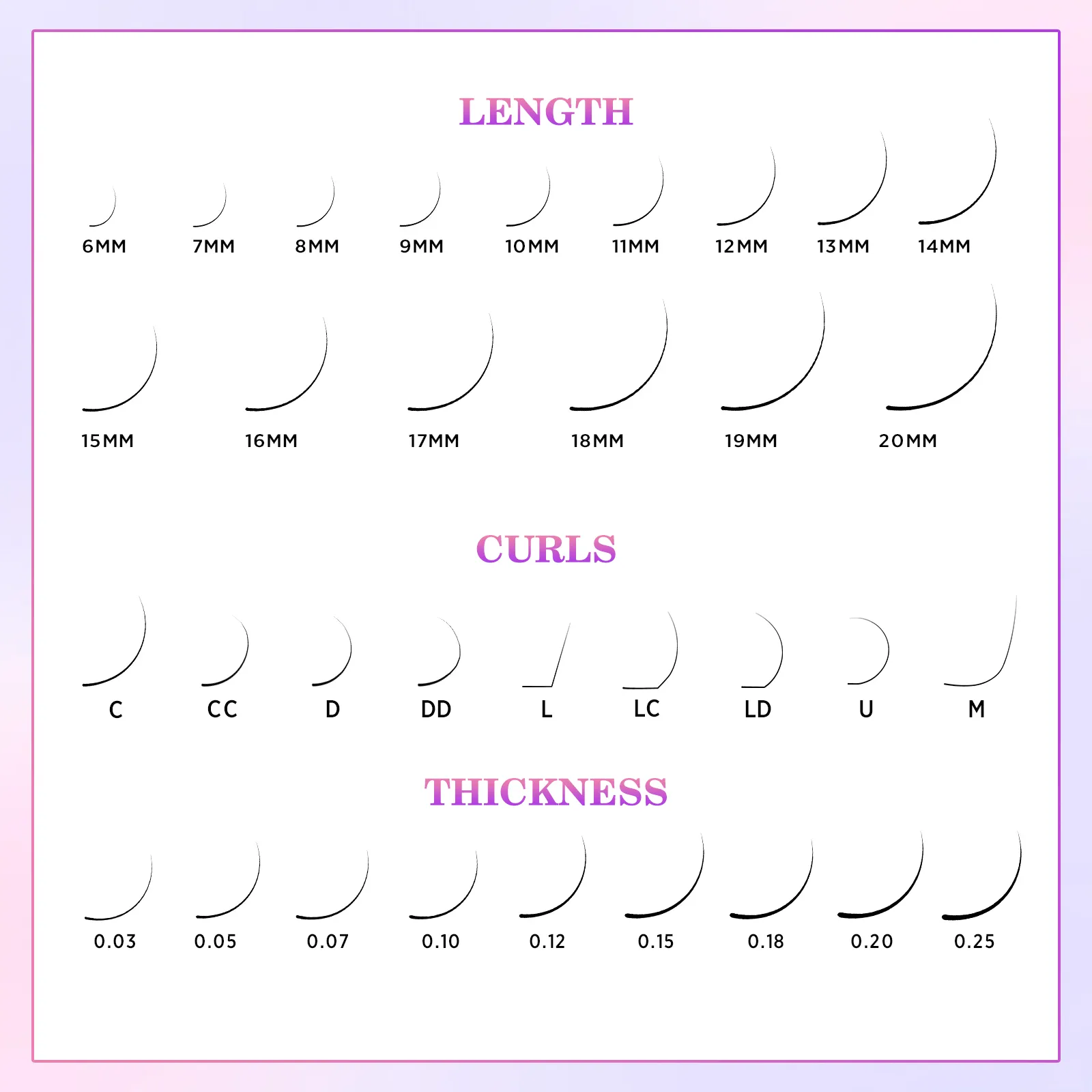 curly lash extensions