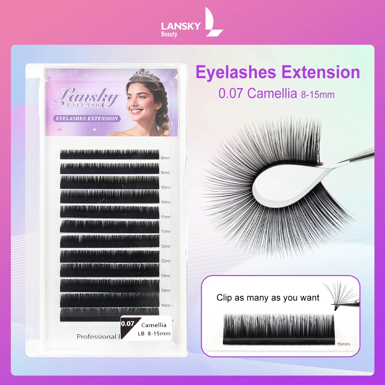 Curl Eyelashes extension-Camellia