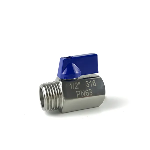 1/8 Mini Ball Valve: Durable, Compact NPT Thread for Tight Spaces