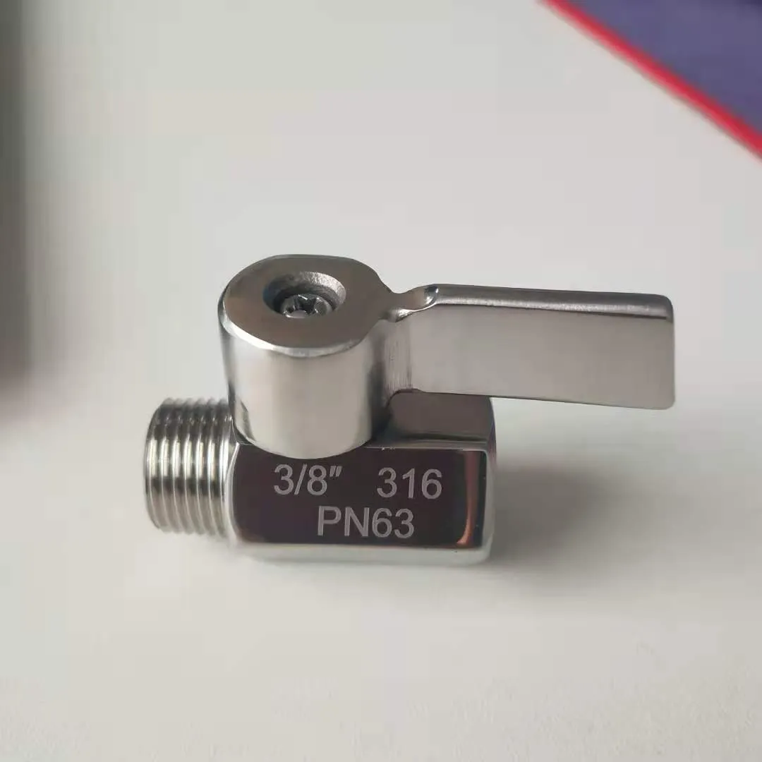 1/8 Mini Ball Valve: Durable, Compact NPT Thread for Tight Spaces