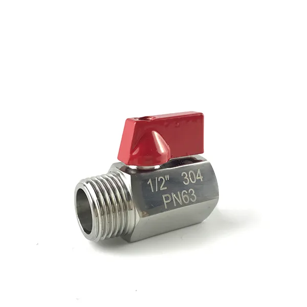 1/8 Mini Ball Valve: Durable, Compact NPT Thread for Tight Spaces