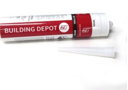 White sealant prevents water damage