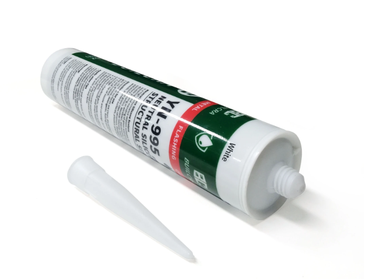 Bathroom Tile Gaps Sealed with White Sealant