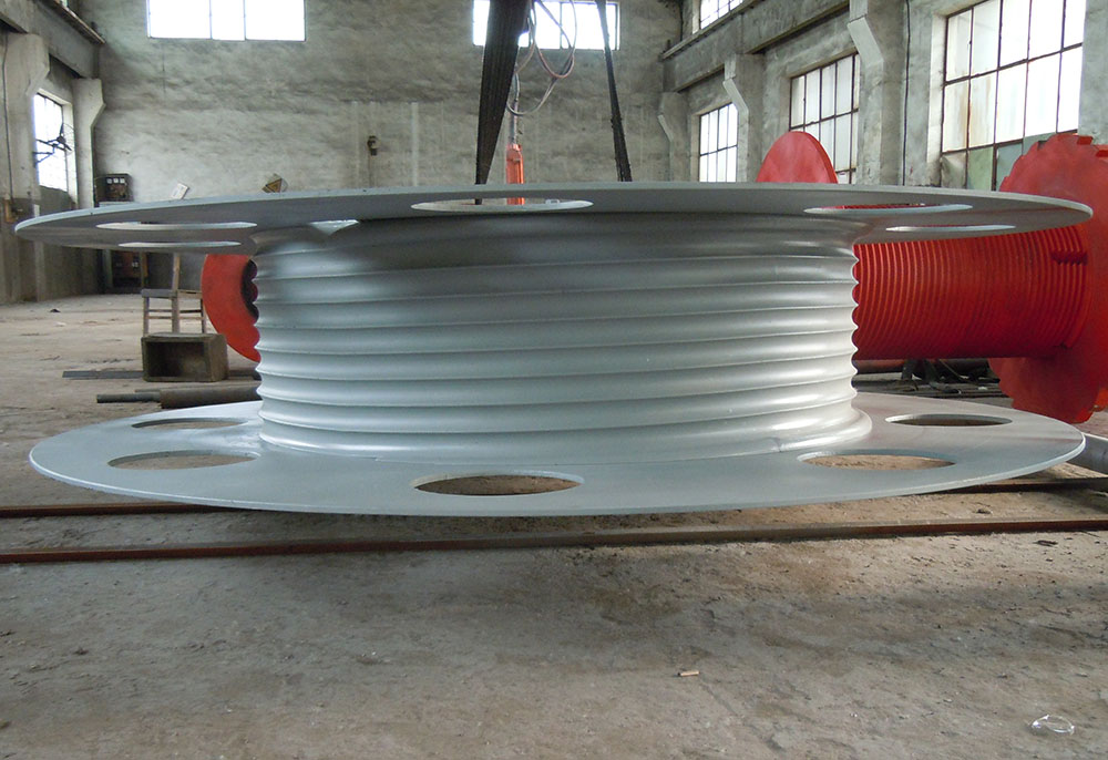 Crane Winch Neat Rope Arrangement And Lifting Alloy Cable Groove Drum