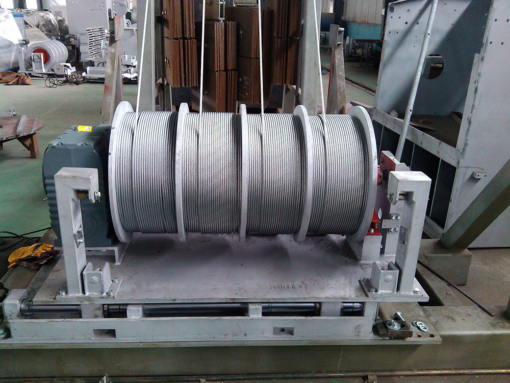 Galvanized Steel Wire Rope Winch Drum Quadruplex Or Multiple Hoist Drum