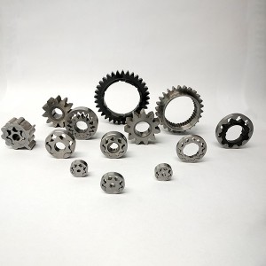Powder metal sintered double spur gear
