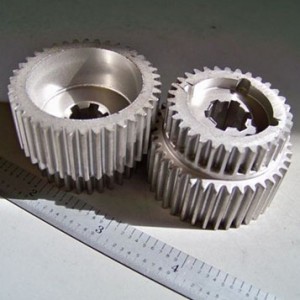 Powder metal hammer drill gears