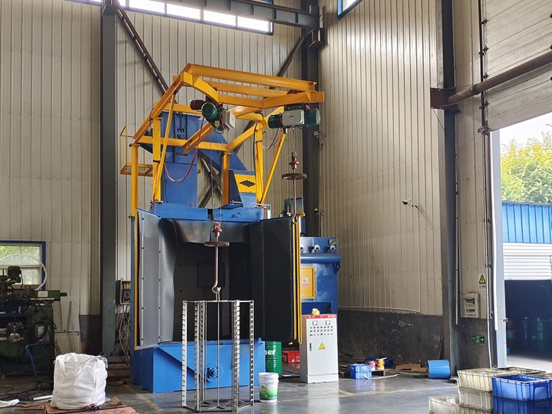 Gear surface treatment shots blasting