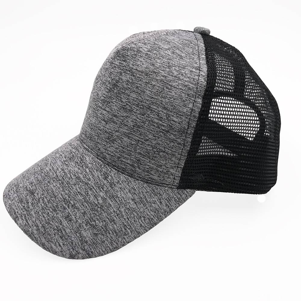 5 panels Jersey fabric Mesh trucker hat