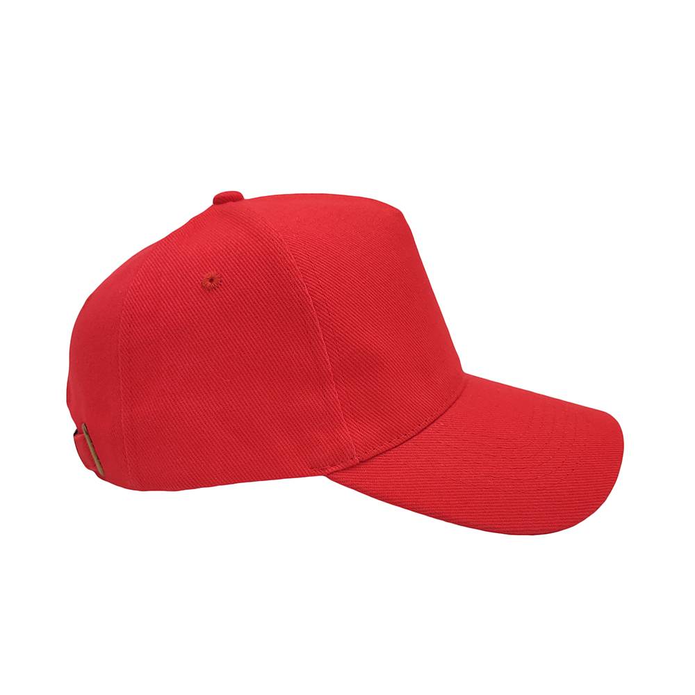 Baseball Hat Red - Premium Cotton, Adjustable, Breathable