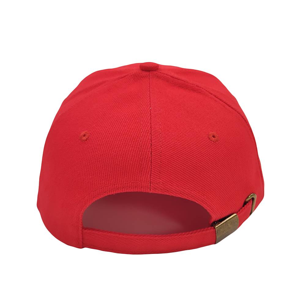 Baseball Hat Red - Premium Cotton, Adjustable, Breathable