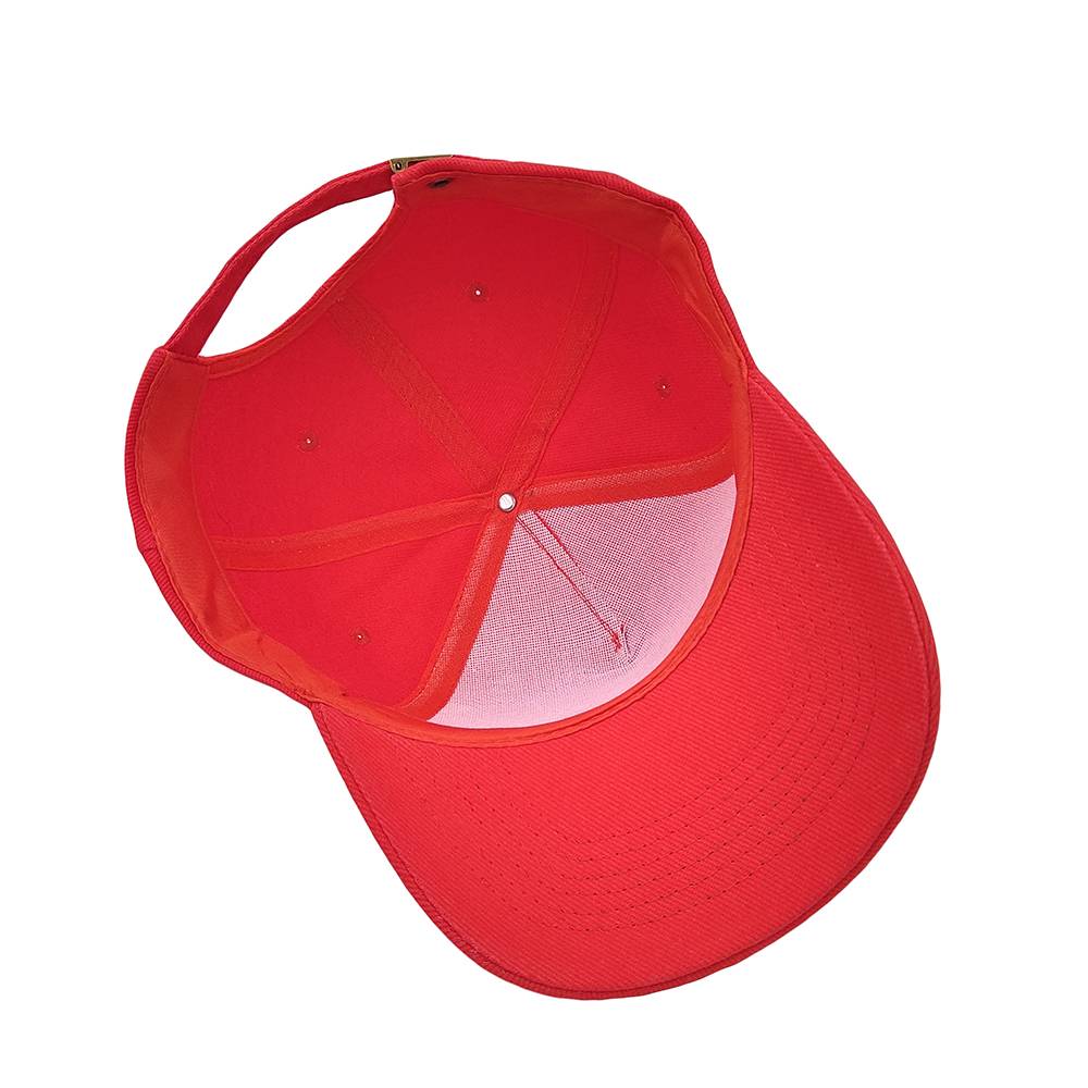 Baseball Hat Red - Premium Cotton, Adjustable, Breathable