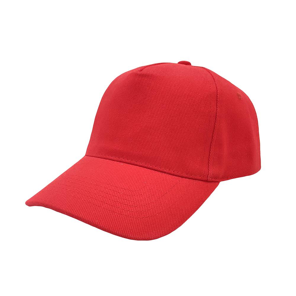 Baseball Hat Red - Premium Cotton, Adjustable, Breathable