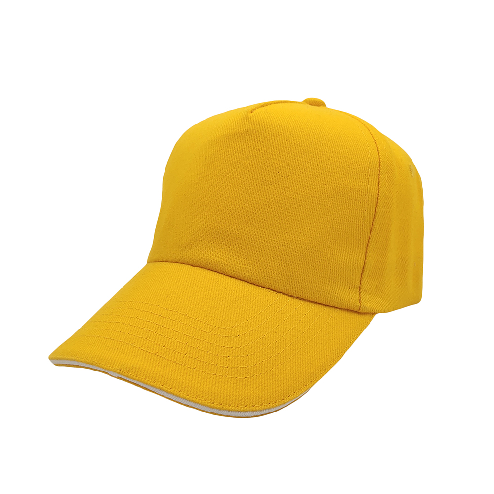 100% cotton 5 panel custom kids brushed promo cap