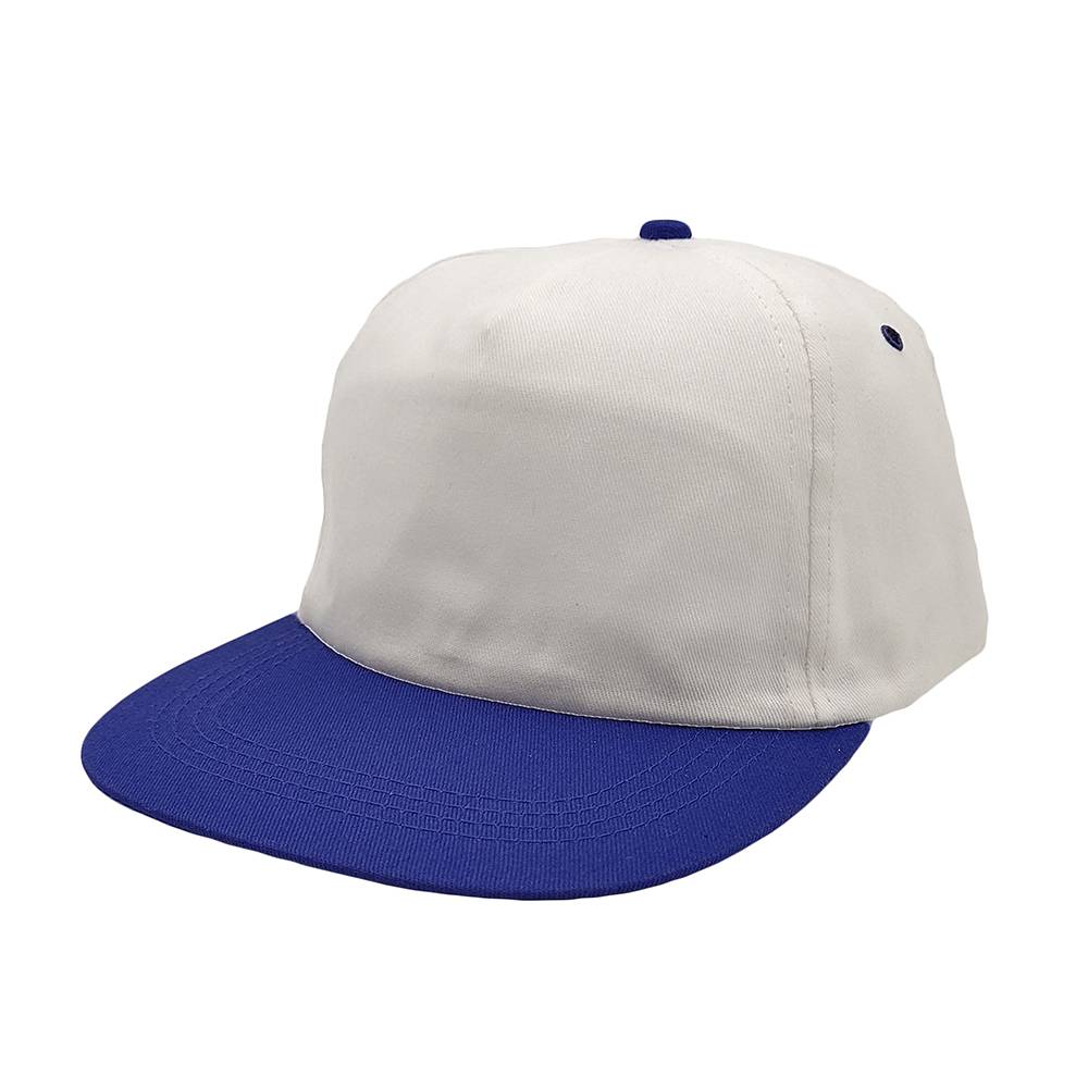 100% cotton flat brim 5 panel Promo cap -5401