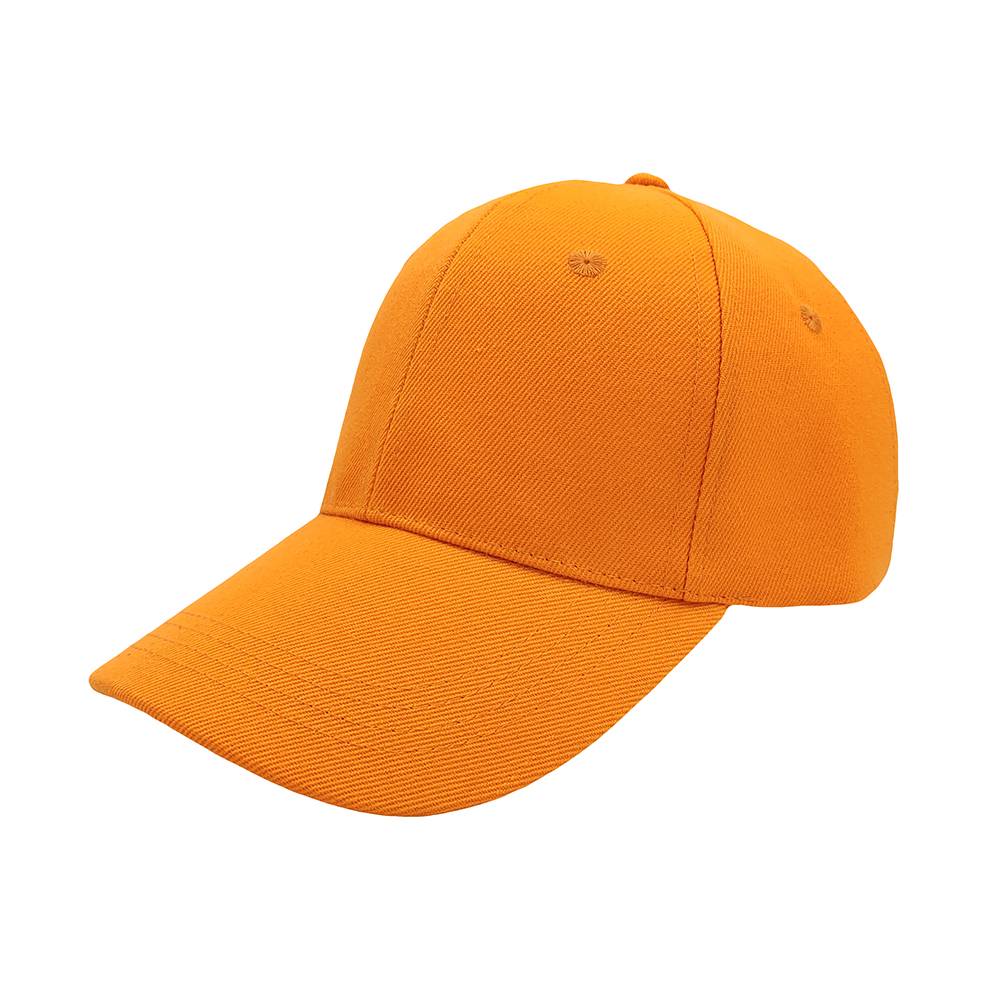 Pre-curved Acrylic 6 panel high profile baseball cap