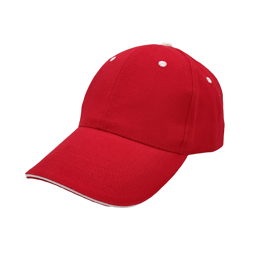 High quality Custom Fashion Cheaper sandwich 6 Panel Cotton Promotional Blank Baseball Cap