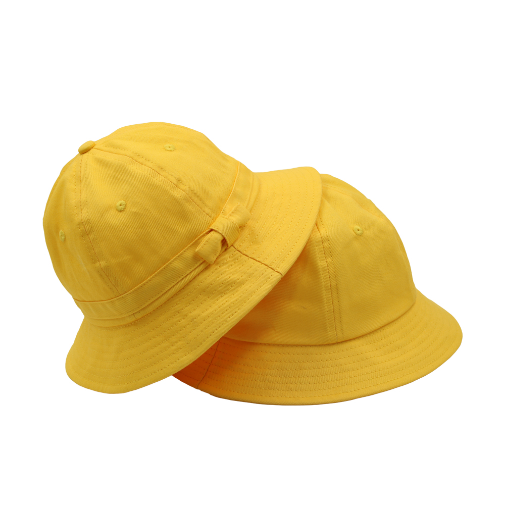 RD-853 custom 100% cotton kids size girls yellow bucket hat