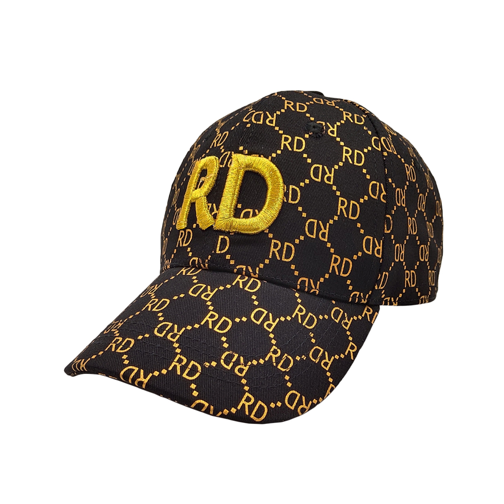 China OEM ODM Custom logo Printing embroidery 6 Panel 100% cotton black Sport Cap Baseball Cap hat