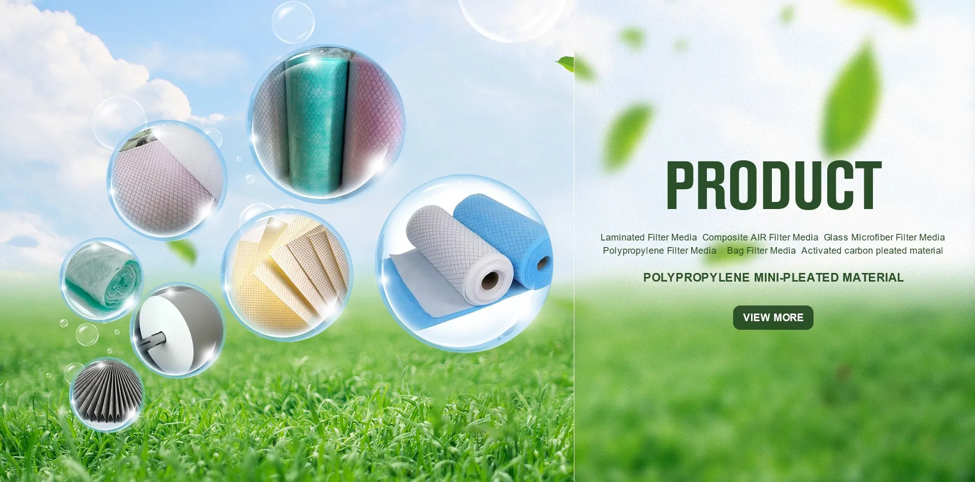 pocket filter media factory