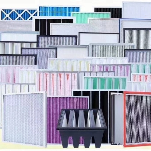 Different types filter materials