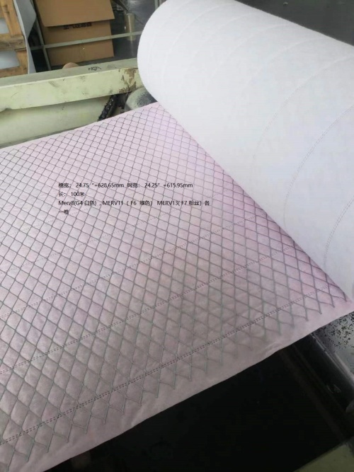 Pleated Media Composite Laminated Metal Mesh