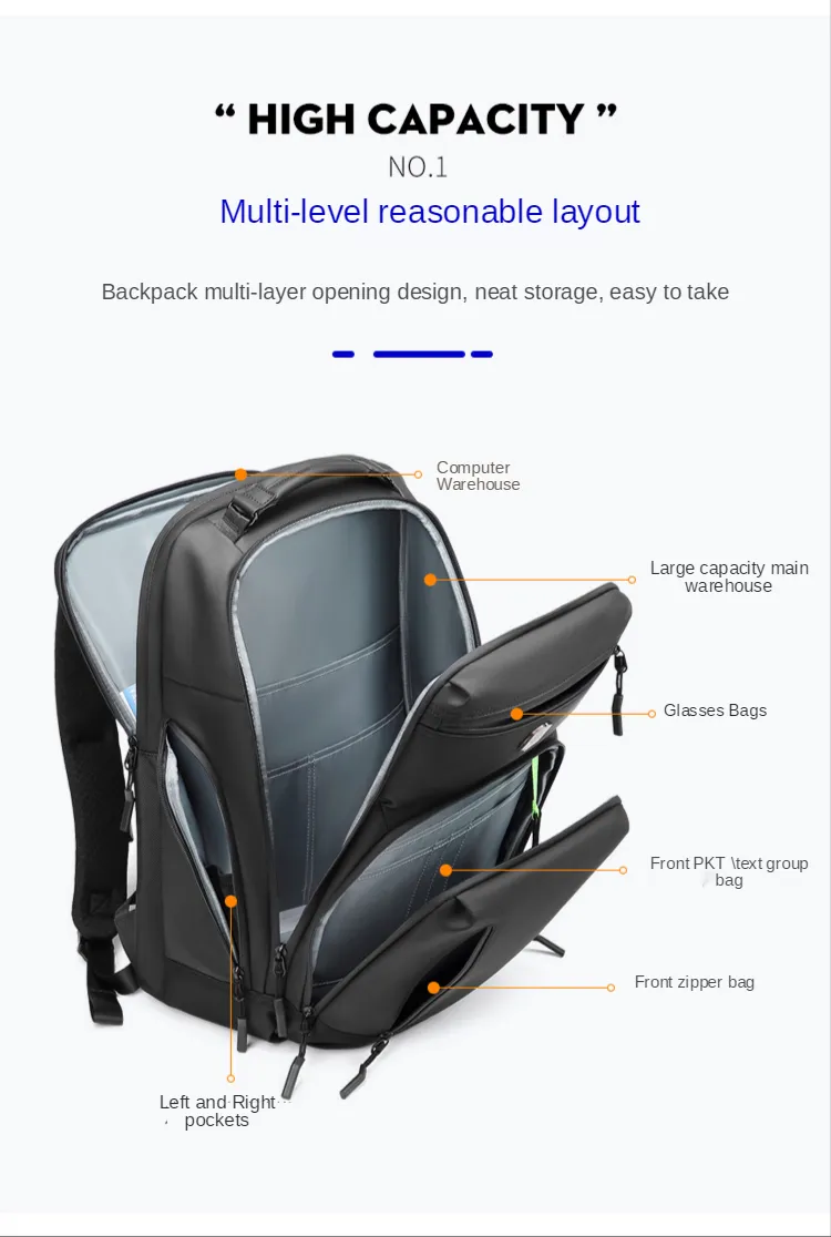 Factory Wholesale Waterproof Laptop Tote Bags Office Business Real Nylon Computer Handbag