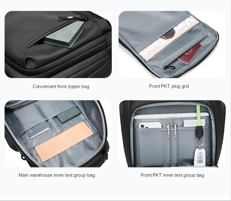 Factory Wholesale Waterproof Laptop Tote Bags Office Business Real Nylon Computer Handbag